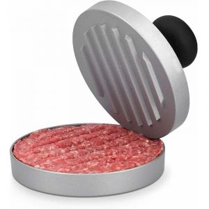 Presse à Hamburger - Presse à Steak Haché 12cm - Appareil à Burger pour Cuisine Viande Hachée - Fond Amovible - Grill Barbecue Poêle FDC