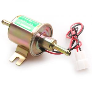 Pompe &agrave; carburant &eacute;lectrique 12 V universelle basse pression transfert pompe &agrave; carburant en ligne 12 V pour carburateur tondeuse &agrave; gazon, moteur