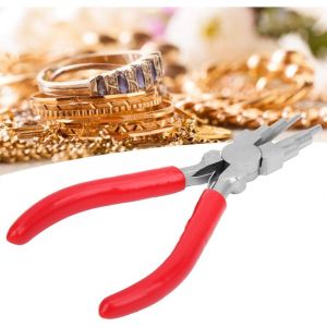 Pince &agrave; bijoux &agrave; six segments, en acier &agrave; haute teneur en carbone, pour la fabrication de bijoux et de broches (fournitures pour la fabrication