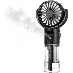 Ventilateur Brumisateur Portable, Mini Ventilateur Portable Rechargeable, Ventilateur Portable &agrave; 4 Vitesses, usb Ventilo Portable, Voyage Accessoires