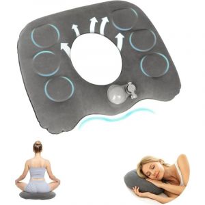 Coussin de Si&egrave;ge Gonflable,Coussin Orthop&eacute;dique, Coussin Hemorroides, Coussin de Si&egrave;ge Orthop&eacute;dique, Coussin Gonflable de Coccyx Portable pour Chaises