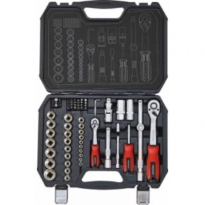 Coffret de douilles 1/4' et 1/2' - 73 pcs - DRAKKAR - 67674