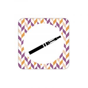 Plaque de porte design sphere espace vapoteur .- Terrazo -