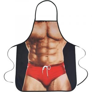 Tablier de Cuisine Humoristique pour Barbecue F&ecirc;te Cadeau pour Homme Femme