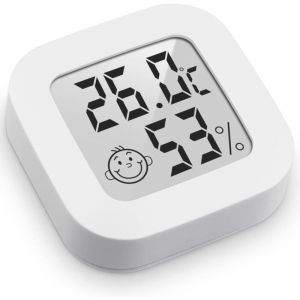 Thermom&egrave;tre Hygrometre Interieur, 3PCS Mini Thermom&egrave;tre Hygrom&egrave;tre Int&eacute;rieur Digital &agrave; Haute Pr&eacute;cisio,Thermom&egrave;tre Pr&eacute;cis et Hygrom&egrave;tre