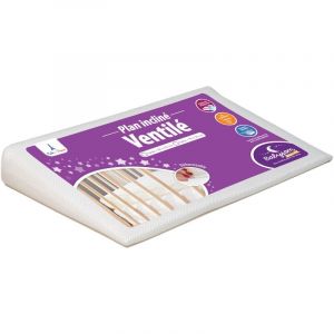 Babysom - Plan incliné Ventilé 60x35 cm Inclinateur 10° Limite les Reflux et les Régurgitations Déhoussable Oeko-Tex® Fabrication française