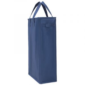 45L Paniers &agrave; Linge avec Poign&eacute;es(Bleu Fonc&eacute;), Pliable Panier &agrave; Linge Mince Sac &agrave; Linge en Tissue Oxford Rectangulaire Corbeilles &agrave; Linge Sac de