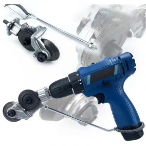 Trywise Coupe-plaque &eacute;lectrique pour perceuse &eacute;lectrique, cisaille &agrave; t&ocirc;les, outil de coupe de t&ocirc;le, s&ucirc;r et durable pour grignoteuse en m&eacute;tal