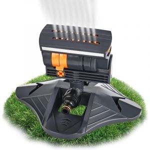 Arroseur de pelouse &agrave; 16 buses pour l'arrosage du jardin , 4 modes , oscillation automatique , arroseur carr&eacute; , arroseur de pelouse et de zone ,