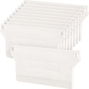 Plaque de Lestage Store Californien - Kit de R&eacute;paration Poids de Store Vertical de Rechange 89 mm - Blanc (10 pcs)