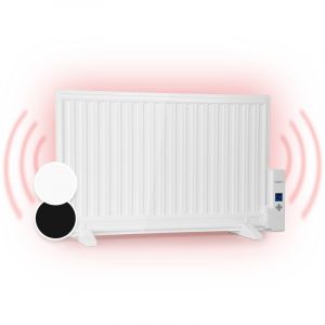 Wallander Radiateur à bain d'huile ultra plat 800W thermostat - blanc
