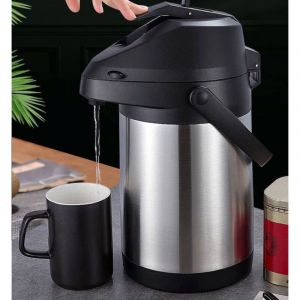 Thermique caf&eacute; CarafeDouble acier inoxydable &agrave; paroi Thermos 12 heures de r&eacute;tention de chaleur de 1,9 litre de th&eacute;.