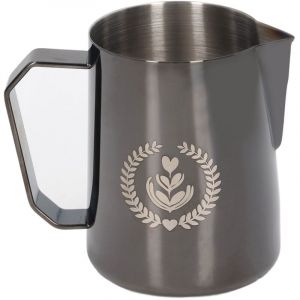 Pichet &agrave; Mousse de Lait, 450 ML en Acier Inoxydable Tasse Mousseur &agrave; Lait Pichet Mousseur &agrave; Lait Pichet &agrave; Lait &agrave; la Vapeur Pichet &agrave; Mousse de Lait