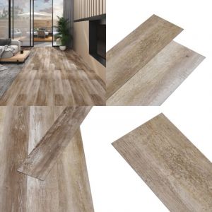Vidaxl - Dalles de plancher pvc 5,02 m² 2mm autoadhésif délavage de bois - Carrelage Pvc - Dallettes Pvc - Planchers Pvc - Revêtement De Sol Pvc