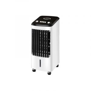 Fabrilamp - Glaci&egrave;re &agrave; &eacute;vaporation impala noir/blanc 80w 3w 3vel 4litres oscillante, portable avec accumulateur de froid 57x26,5x23