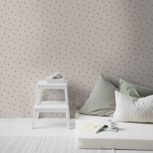 Papier peint intiss&eacute; Cherry 1005 x 52cm Blanc cass&eacute;