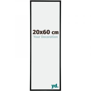 Yd. - Cadre photo 20x60 - Noir Mat - Aluminium - Austin