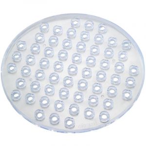 Fond d'&eacute;vier Kristall, Tapis d'&eacute;vier de protection contre les rayures, protection vaisselle, Plastique, &oslash;31 cm, transparent - Wenko