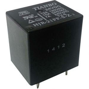 Tianbo Electronics - HJR-21FF-S-Z 24VDC Relais pour circuits imprimés 24 v/dc 15 a 1 inverseur (rt) 1 pc(s) Y881671