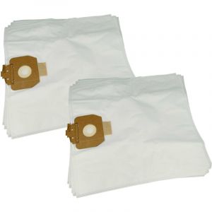 10x Sacs compatible avec Diversey Taski Bora S5.1, Baby Bora, Bora 12, Bora aspirateur - microfibre non tiss&eacute;e, 43cm x 41cm blanc - Vhbw