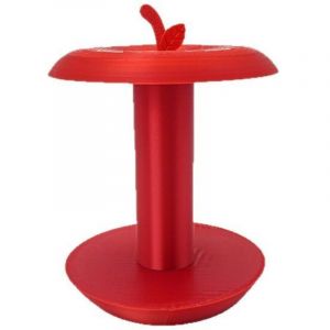 Porte-essuie-tout de cuisine, porte-essuie-tout durable, support de rangement d&eacute;coratif pour accessoires fonctionnels, rouge