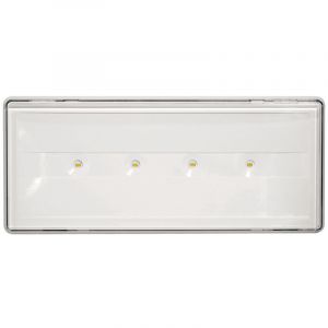 Lampe de Secours Murale LED Beghelli 19500 IP 40 Style+ 11W SE/SA 1/2H