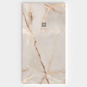 Varobath - Receveur de douche 3D 100x180 - Mod&egrave;le venato effet marbre