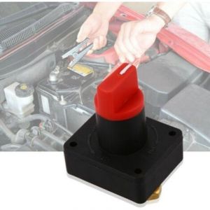 Interrupteur sectionneur rotatif &agrave; batterie de 100 amp&egrave;res, adapt&eacute; aux automobiles et aux navires, 12-24 volts.