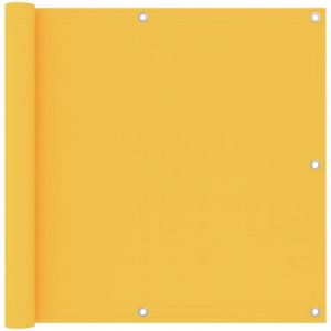Bonnevie - Brise vue pour balcon - Brise vent &Eacute;cran de jardin Jaune 90x600 cm Tissu Oxford BV709049