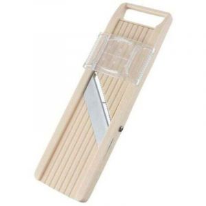 Trancheuse &agrave; mandoline japonaise BN-1 avec trois lames interchangeables en acier inoxydable, ivoire, coupe-l&eacute;gumes, &eacute;plucheur, acier inoxydable,