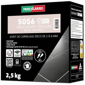 Joint de carrelage 2,5 Kg 5056 Prolijoint Design PAREXLANKO Beige Sahara