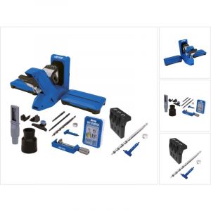 Kreg - Pocket Hole Jig 720 pro Gabarit de perçage + Station de base + Gabarit de perçage micro + Foret étagé + Embout + Vis