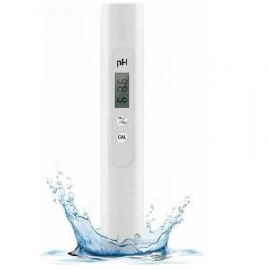 Testeur PH M&egrave;tre &Eacute;lectronique, Plage de Mesure de 0 &agrave; 14 pH, Testeur pH Piscine de Haute Pr&eacute;cision, pH Metre pour Piscine, Aquarium, Eau Potable