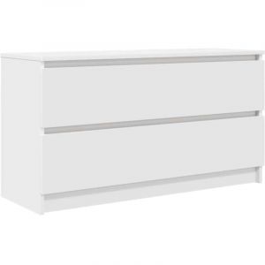 Meuble TV，Banc TV，Armoire TV blanc 100x35x54 cm bois d'ingénierie CFW312625