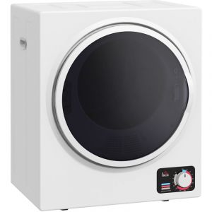 Homcom - Séchoir linge portable - 850W, 33L - filtrage 2 couches - 5 modes - installation murale ou à poser - blanc - Blanc