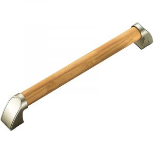 Barres d'appui pour baignoire et douche monobloc pour personnes âgées Poignée de douche Main courante en bois pour escalier Support de sécurité