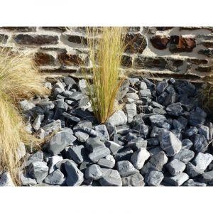 Galet Noir M&eacute;tal 40-60 sac 20 Kg