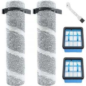 1 ensemble de kit d'aspirateur vertical sans fil, adapt&eacute; aux pi&egrave;ces de rechange pour aspirateur vertical sans fil Bissell 3930F/V2/3999Z (2 brosses &agrave;