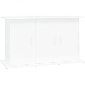 Support pour aquarium Meuble pour Aquarium blanc 101x41x58 cm bois d'ing&eacute;nierie CFW14614