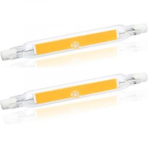 5W R7s 78MM Ampoule LED de J78 COB filament, 500 lumens 360 degrés, 30W 48W 50W équivalent (2pcs, Lumière du jour 4000K)