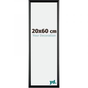 Yd. - Cadre photo 20x60 - Noir Brillant - Plastique - Bordeaux