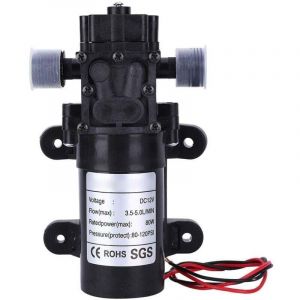 Pompe &agrave; Eau Auto-amor&ccedil;ante, Pompe &agrave; Membrane &agrave; Pression D'eau 12 V, Pompe &agrave; Membrane &agrave; Reflux 1/2 en Mode D'entra&icirc;nement de Sortie D'eau Droite,