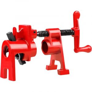 3/4" Serre-Joint en Tube Collier de Serrage Dispositif de Serrage Rapide, Set &Eacute;tabli de Travail du Bois en Fer, ensembles de serre-tubes &agrave; visser &agrave;