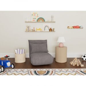 Bestmobilier - Candice - banquette 1 place convertible clic-clac en velours c&ocirc;tel&eacute;