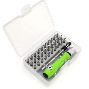 Shining House - Set de Tournevis Tournevis Aimanté Coffret Embout Visseuse 32 en 1 Mini Tournevis Précision Kit de Tournevis Outils de Réparation