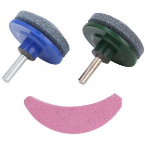 3 pi&egrave;ces/Ensemble Aiguiseur de Lame de Tondeuse &agrave; Gazon, Tondeuse &agrave; Gazon Universelle Tondeuse &agrave; Gazon Kit d'aff&ucirc;tage de Lame de Meulage Outil de