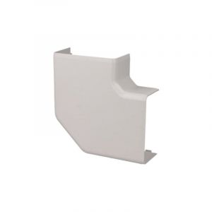 Angle plat pour goulotte pvc blanc 80 x 40 mm Kopos