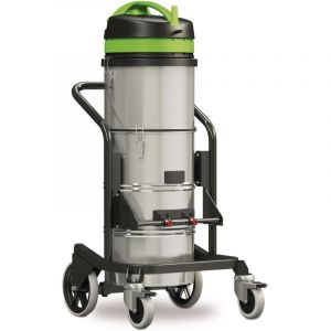 Aspirateur &agrave; sec industriel &agrave; cyclone pour les fortes charges de poussi&egrave;re - cuve en acier inoxydable 78 litres - 3 moteurs 3,3 kW 230 V Cleancraft