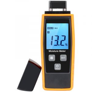 Humidimètre pour bois de chauffage, mur, sol, testeur d'humidité numérique précis pour bois et matériaux de construction