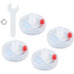 4 pièces énergie solaire moto vélo voiture roue pneu pneu bouchon de Valve led stroboscope Flash lumière lampe - Jeffergarden